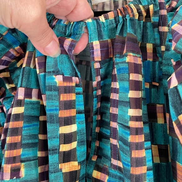 Marie Oliver Kara Dress in Cayman Check Size small - Picture 6 of 9